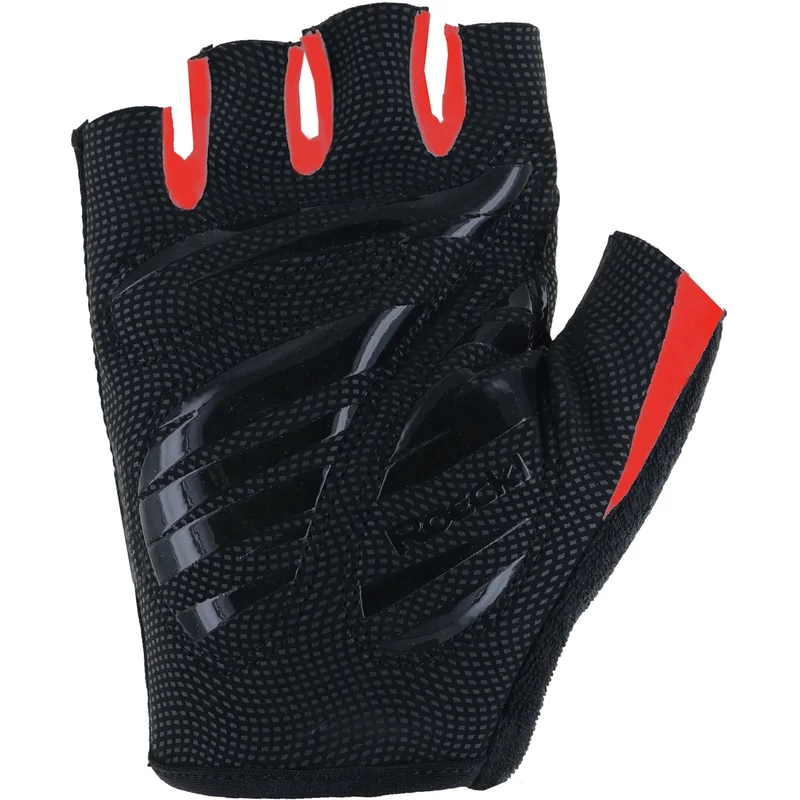 ROECKL Basel 2 rövid ujjú kerékpáros kesztyű - piros - 6.0 - 2