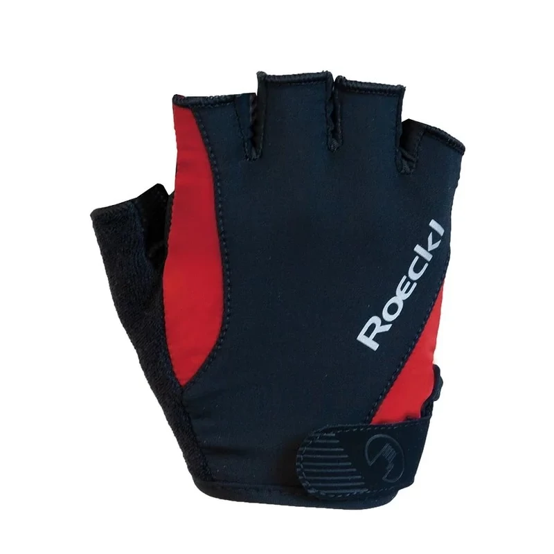 ROECKL Basel rövid ujjú kerékpáros kesztyű - piros - 9.5