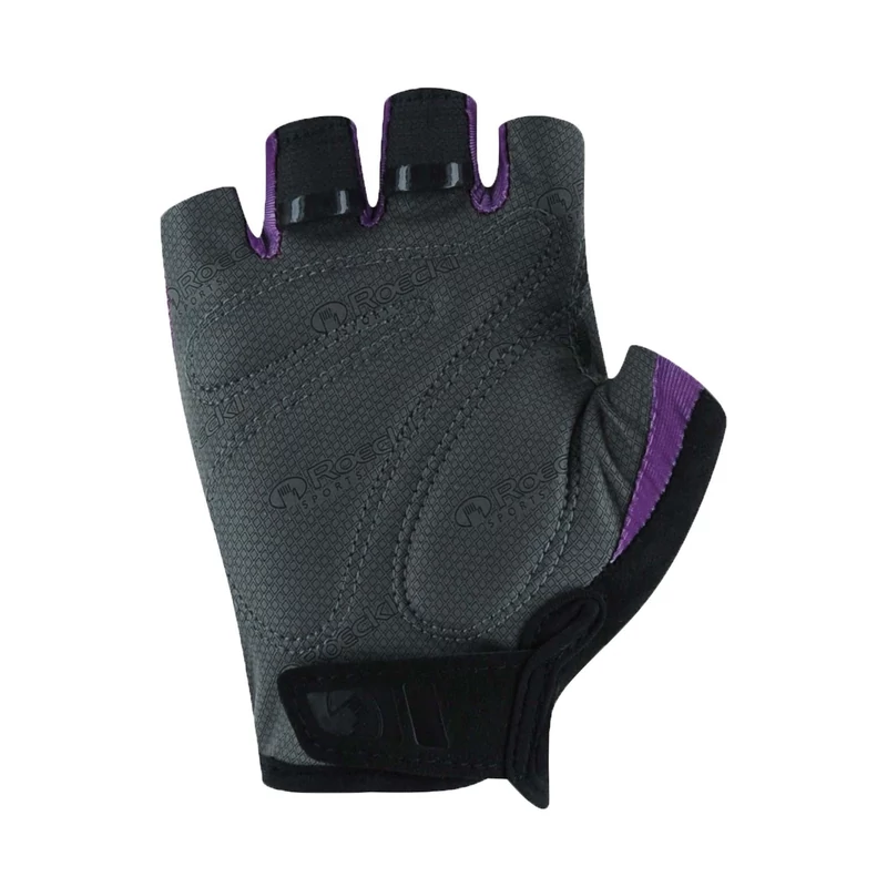 ROECKL Busano rövid ujjú kerékpáros kesztyű - lila - 6.0 - 2