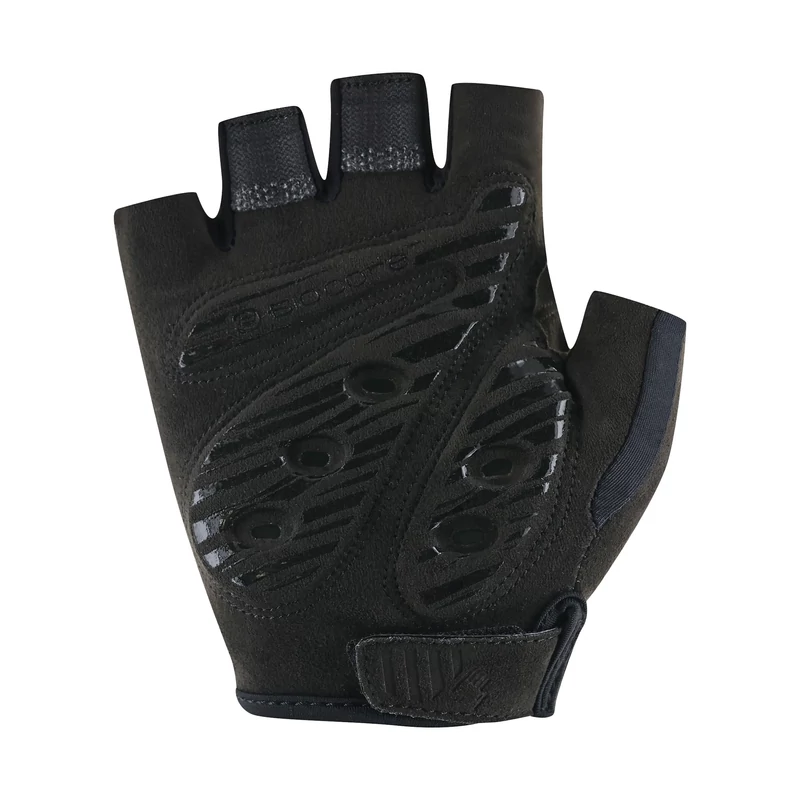 ROECKL Dedna rövid ujjú kerékpáros kesztyű - fekete - 6.0 - 2