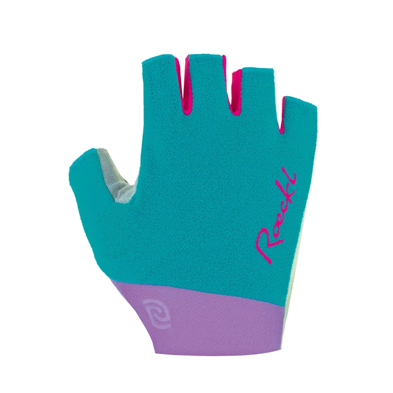 ROECKL Deleni rövid ujjú kerékpáros kesztyű - kék - 6.0