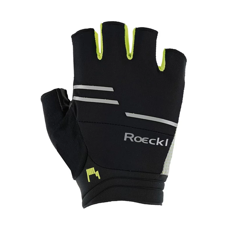 ROECKL Iguna rövid ujjú kerékpáros kesztyű - fekete/sárga - 8.5