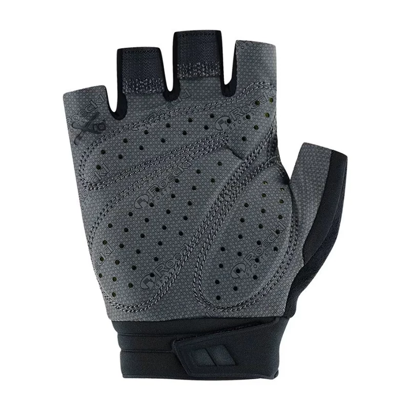 ROECKL Iguna rövid ujjú kerékpár kesztyű - fehér/fekete - 11.0 - 2