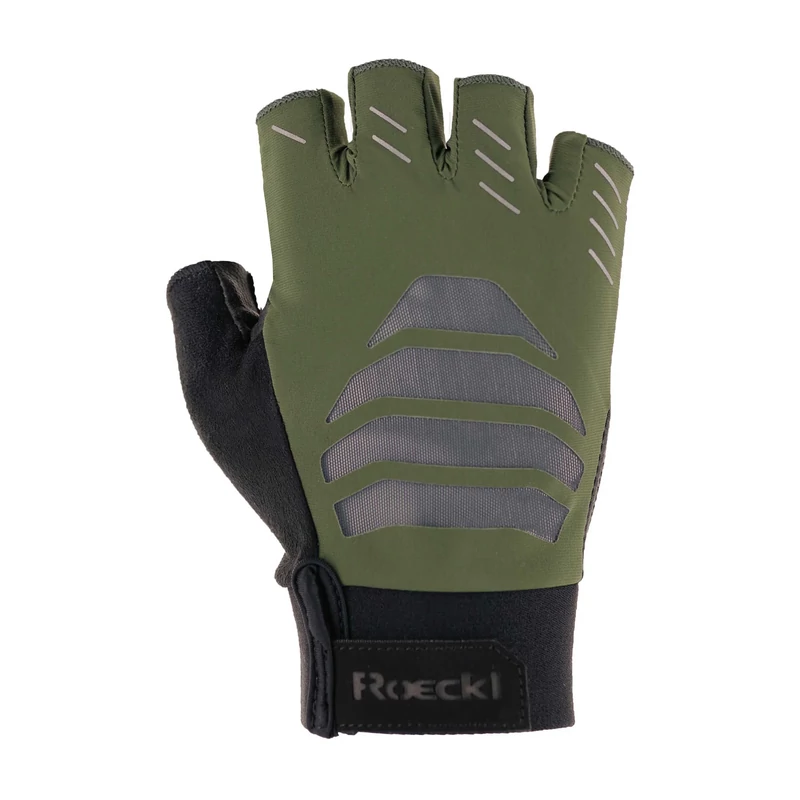 ROECKL Irai rövid ujjú kerékpáros kesztyű - zöld - 10.0