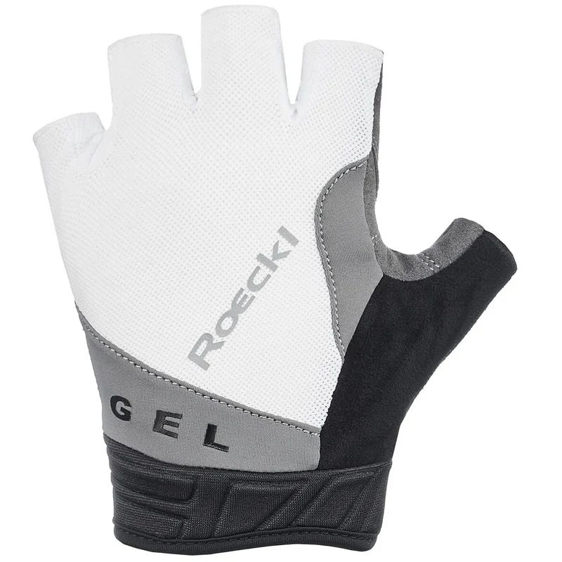 ROECKL Itamos rövid ujjú kerékpáros kesztyű - fehér - 8.5
