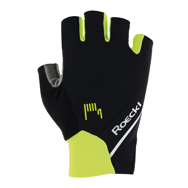 ROECKL Ivory 2 rövid ujjú kerékpáros kesztyű - sárga - 9.0