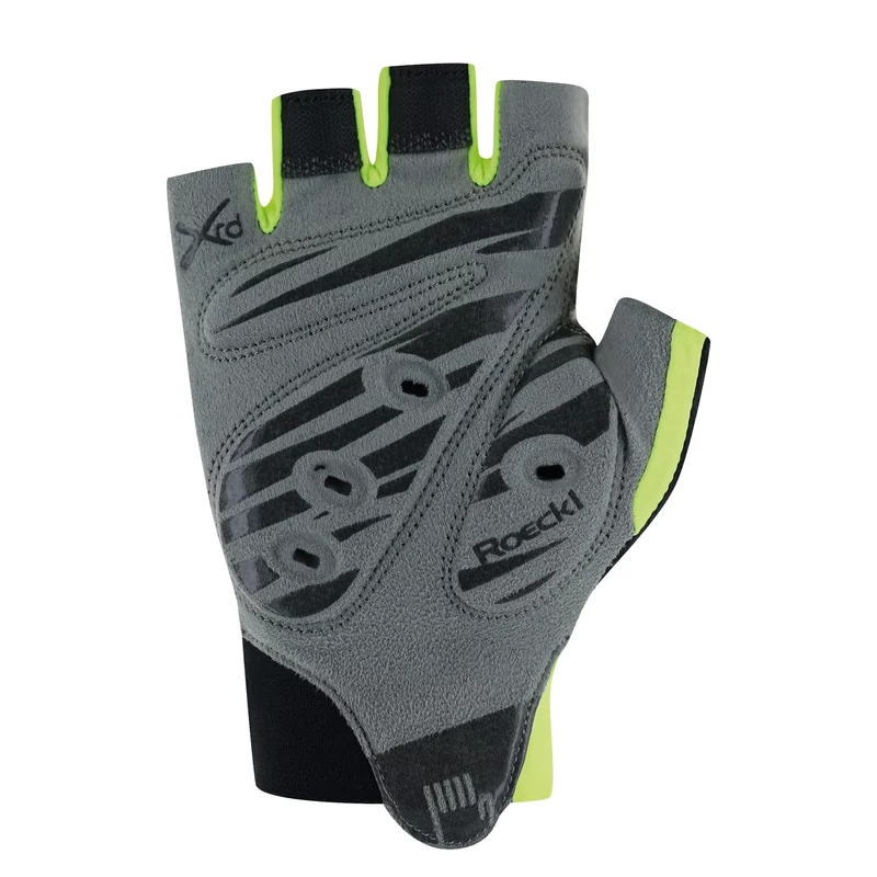 ROECKL Ivory 2 rövid ujjú kerékpáros kesztyű - sárga - 9.0 - 2