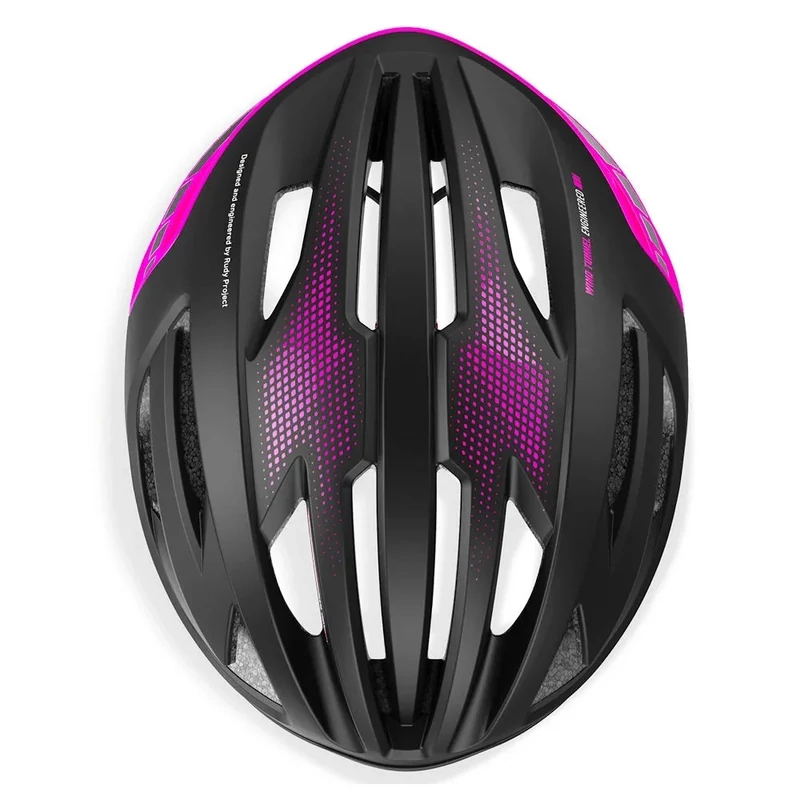 RUDY PROJECT Egos kerékpáros sisak - fekete/pink - S - 5