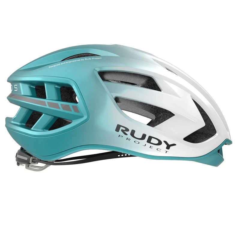 RUDY PROJECT Egos kerékpáros sisak - fehér/emeráld - S