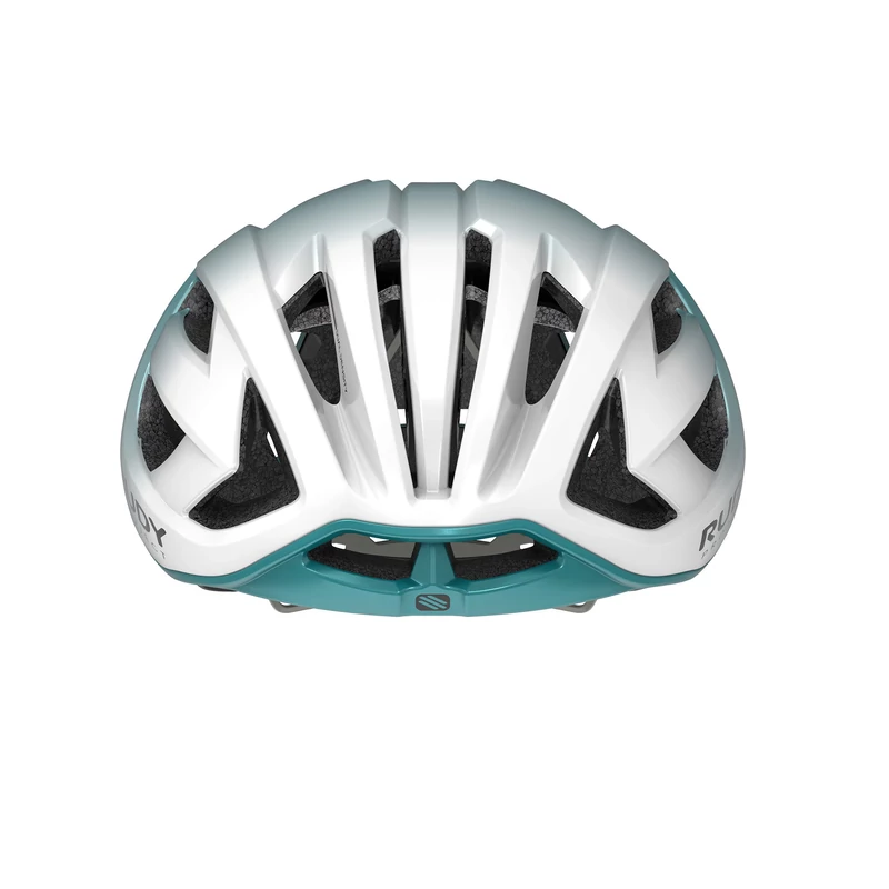 RUDY PROJECT Egos kerékpáros sisak - fehér/emeráld - S - 2