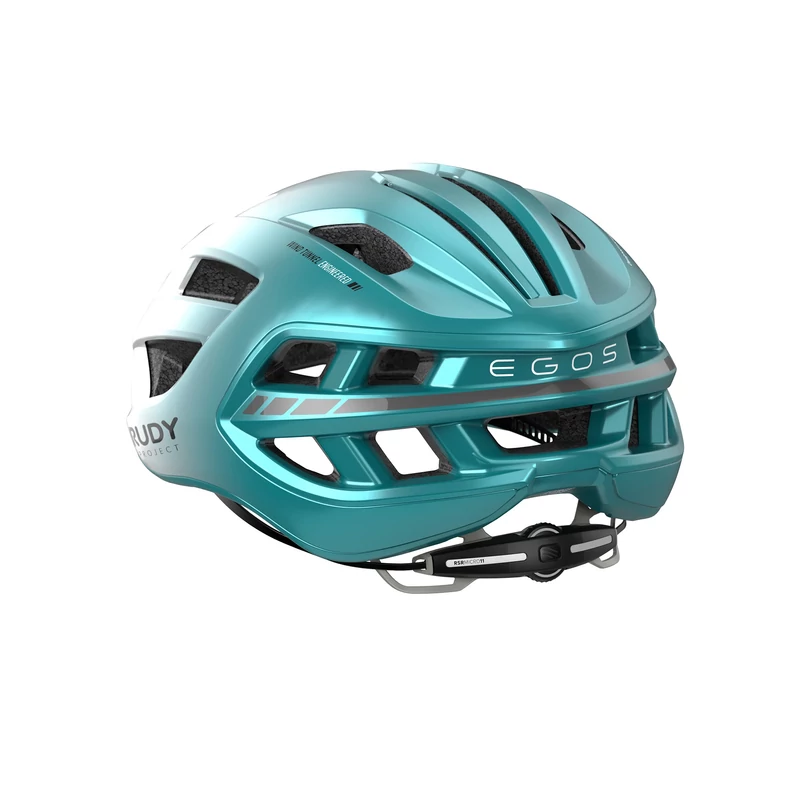 RUDY PROJECT Egos kerékpáros sisak - fehér/emeráld - S - 4