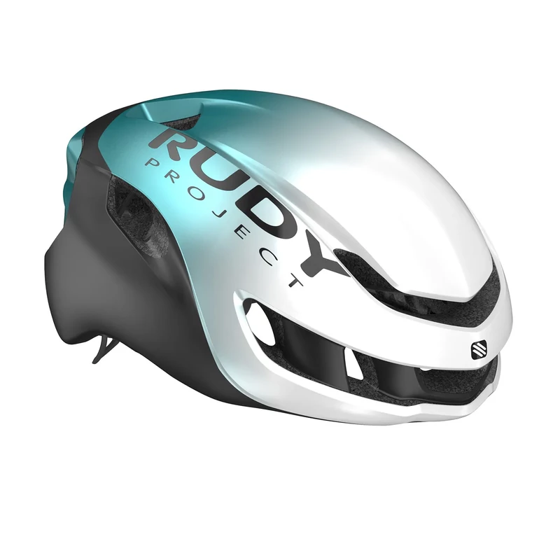 RUDY PROJECT Nytron kerékpáros sisak - fehér/emeráld - S/M - 3