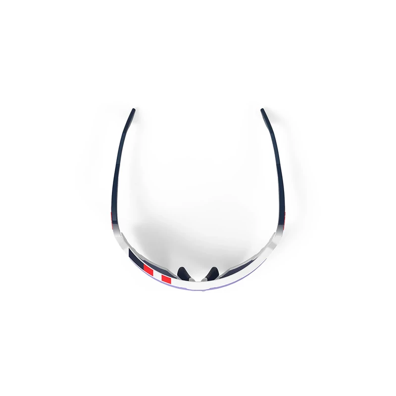 RUDY PROJECT Defender kerékpáros napszemüveg - White Fade Blue Red Stripes - 6