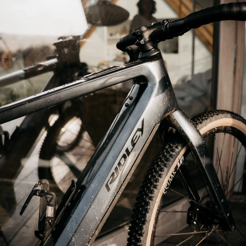 RIDLEY E-Kanzo Adventure Apex XPLR elektromos gravel kerékpár - ezüst - S - 8