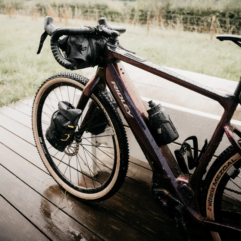 RIDLEY E-Kanzo Adventure Apex XPLR elektromos gravel kerékpár - ezüst - S - 9