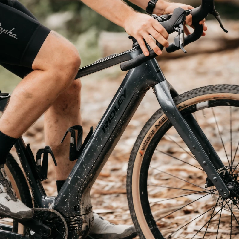 RIDLEY E-Kanzo Adventure Apex XPLR elektromos gravel kerékpár - ezüst - S - 10