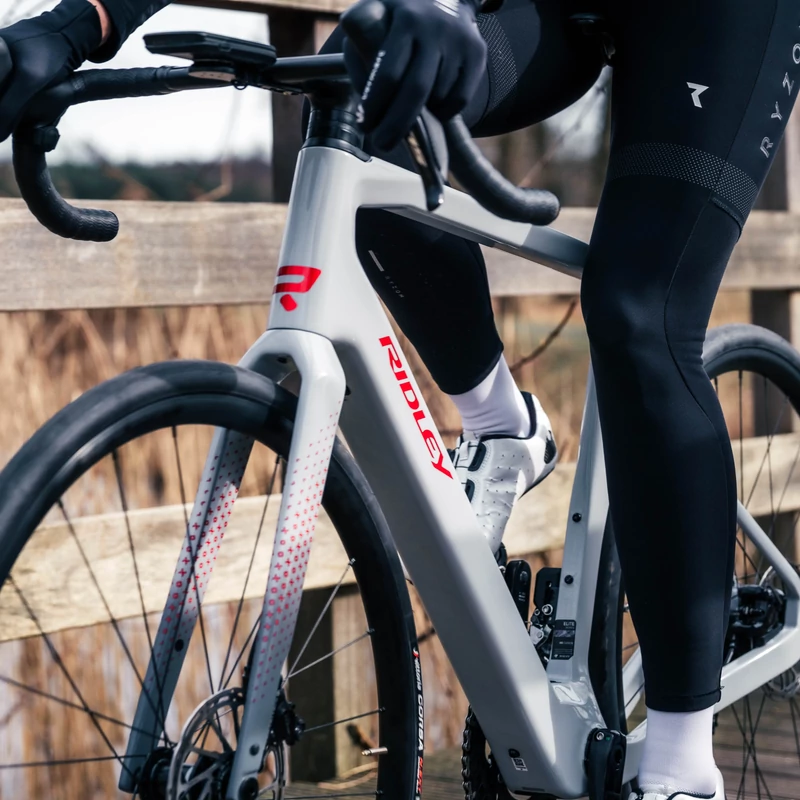 RIDLEY E-Grifn 105 elektromos országúti kerékpár - szürke - XS - 8