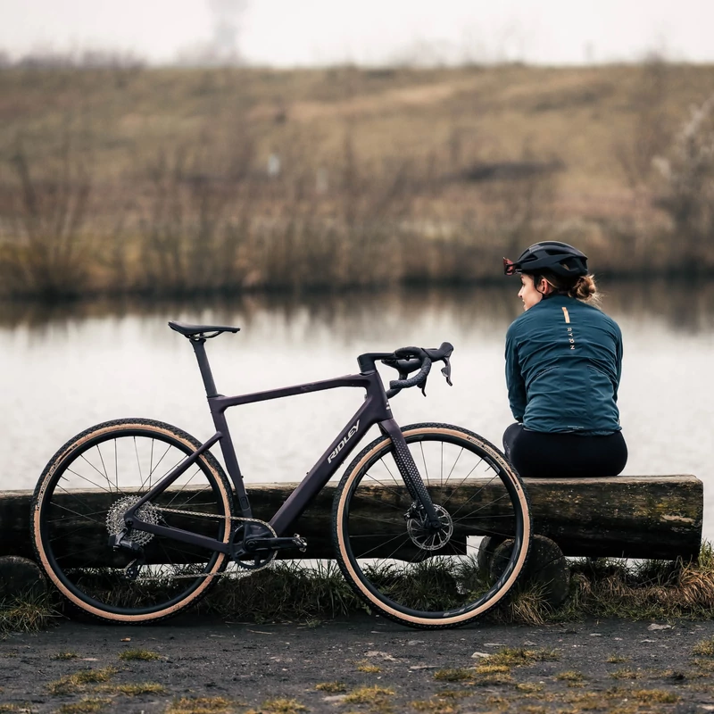 RIDLEY E-Grifn 105 elektromos országúti kerékpár - szürke - XS - 14