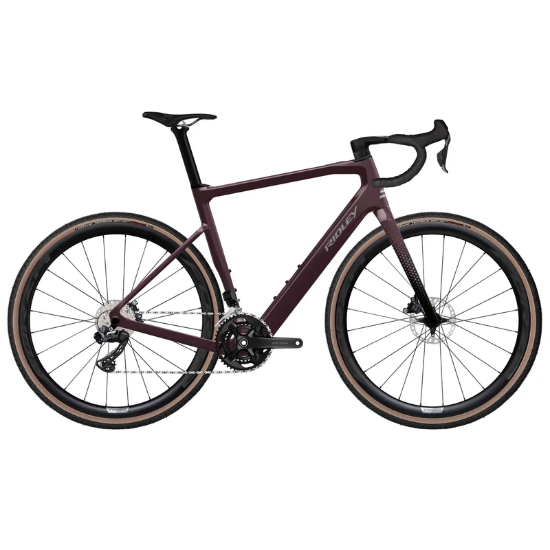 RIDLEY E-Grifn GRX600 elektromos országúti kerékpár - szilva - XS