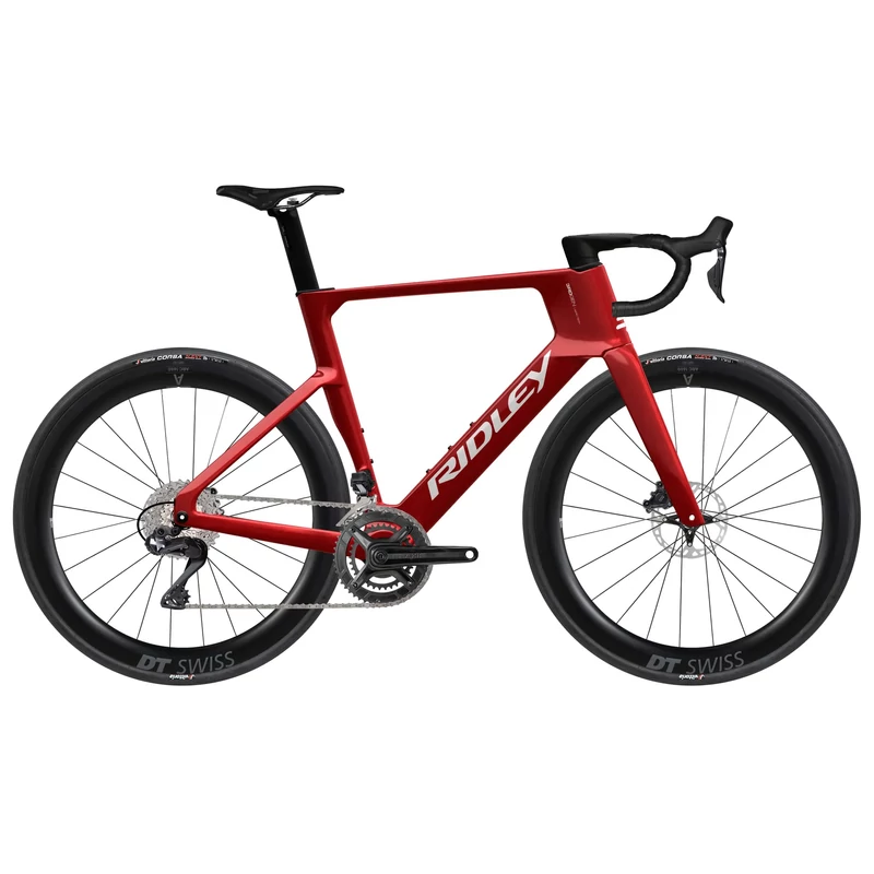 RIDLEY E-Noah Ultegra Di2 elektromos országúti kerékpár - piros - XS
