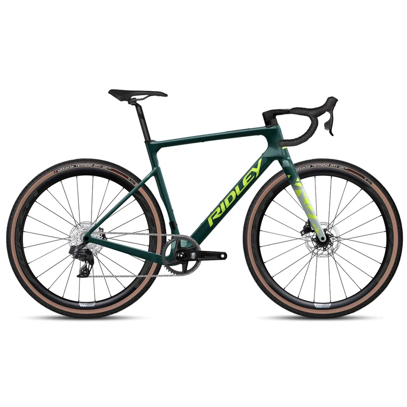 RIDLEY Astr Apex XPLR AXS gravel kerékpár - zöld - XS