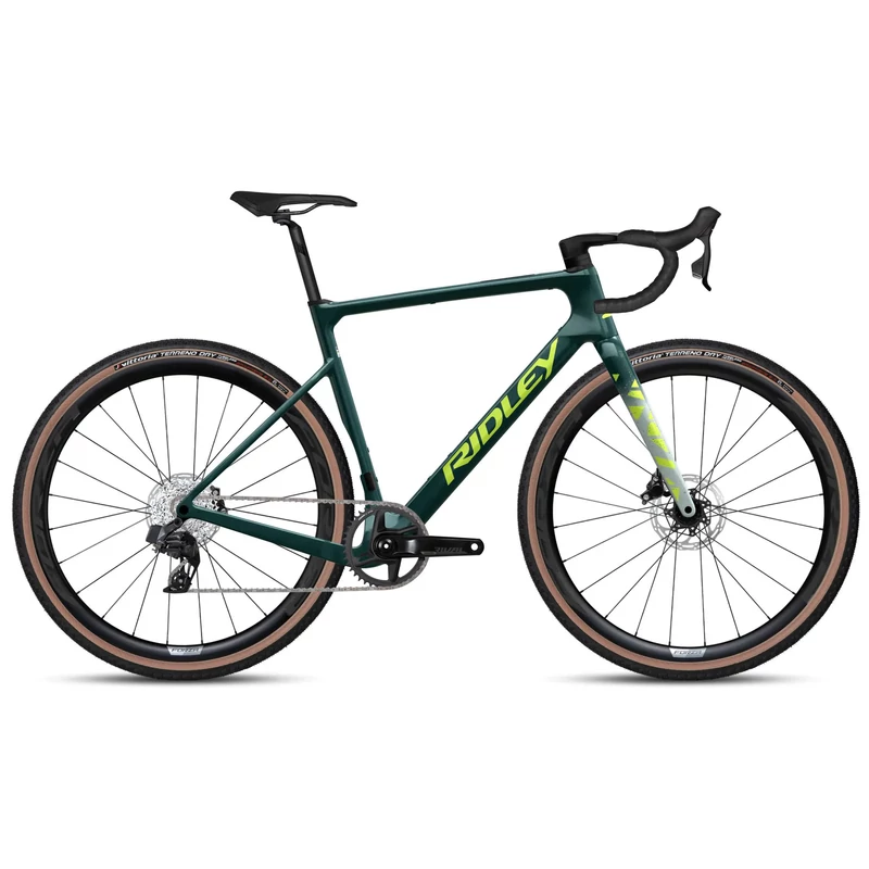 RIDLEY Astr GRX800 Di2 gravel kerékpár - zöld - XS