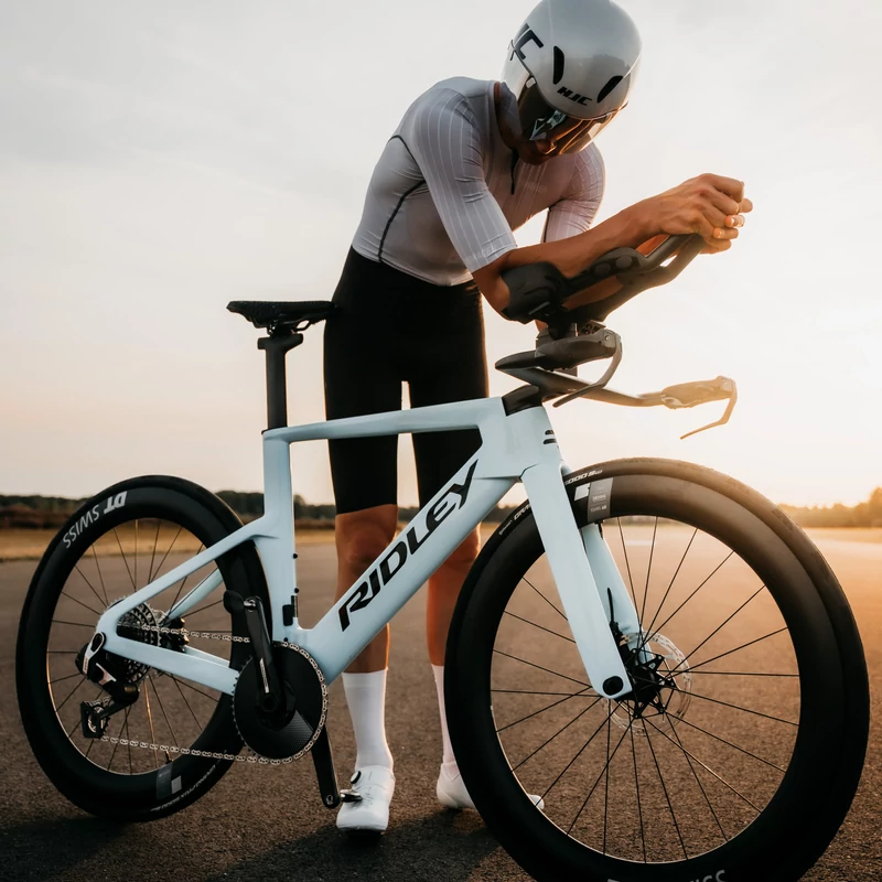 RIDLEY Triton Fast Force XPLR triatlon kerékpár - szürke - XS - 13