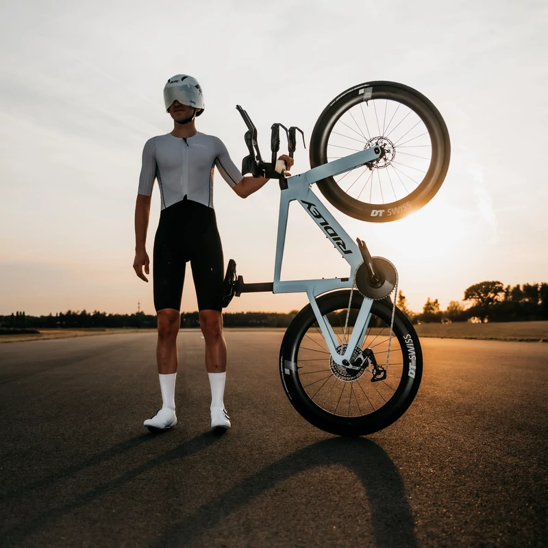 RIDLEY Triton Fast Force XPLR triatlon kerékpár - szürke - XS - 16