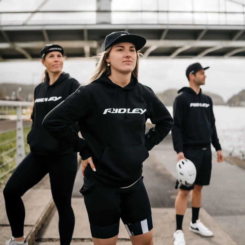 RIDLEY kerékpáros pulóver - fekete - M - 3