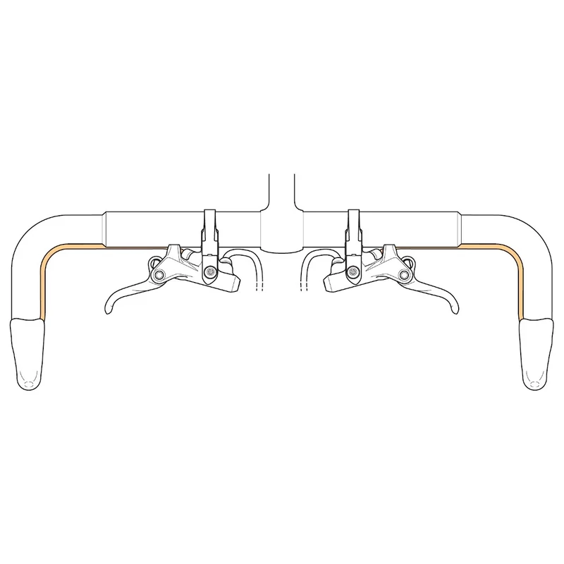 SHIMANO GRX BL-RX812-R kerékpár kiegészítő fékkar - 2