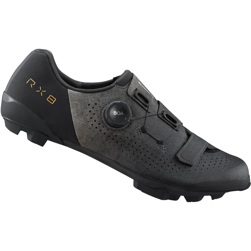 SHIMANO RX801 gravel kerékpáros cipő - fekete - 38