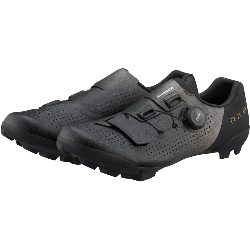 SHIMANO RX801 gravel kerékpáros cipő - fekete - 38 - 5