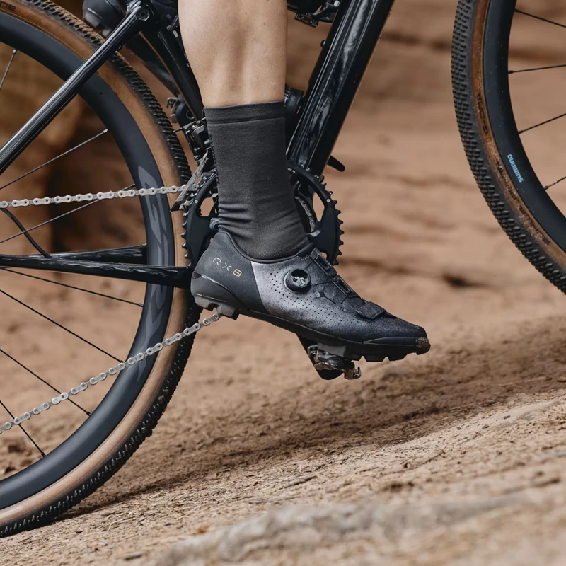 SHIMANO RX801 gravel kerékpáros cipő - fekete - 38 - 7