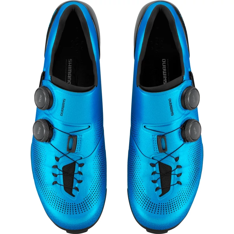SHIMANO S-Phyre RX910 Wide gravel kerékpáros cipő - kék - 41 - 4