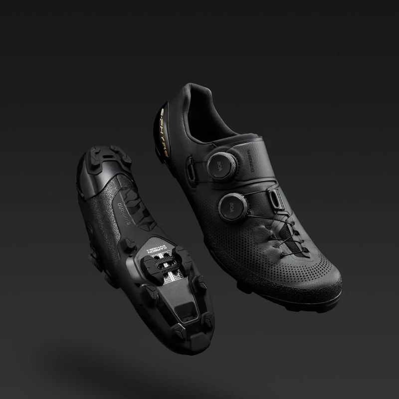SHIMANO S-Phyre RX910 Wide gravel kerékpáros cipő - fekete - 41 - 7