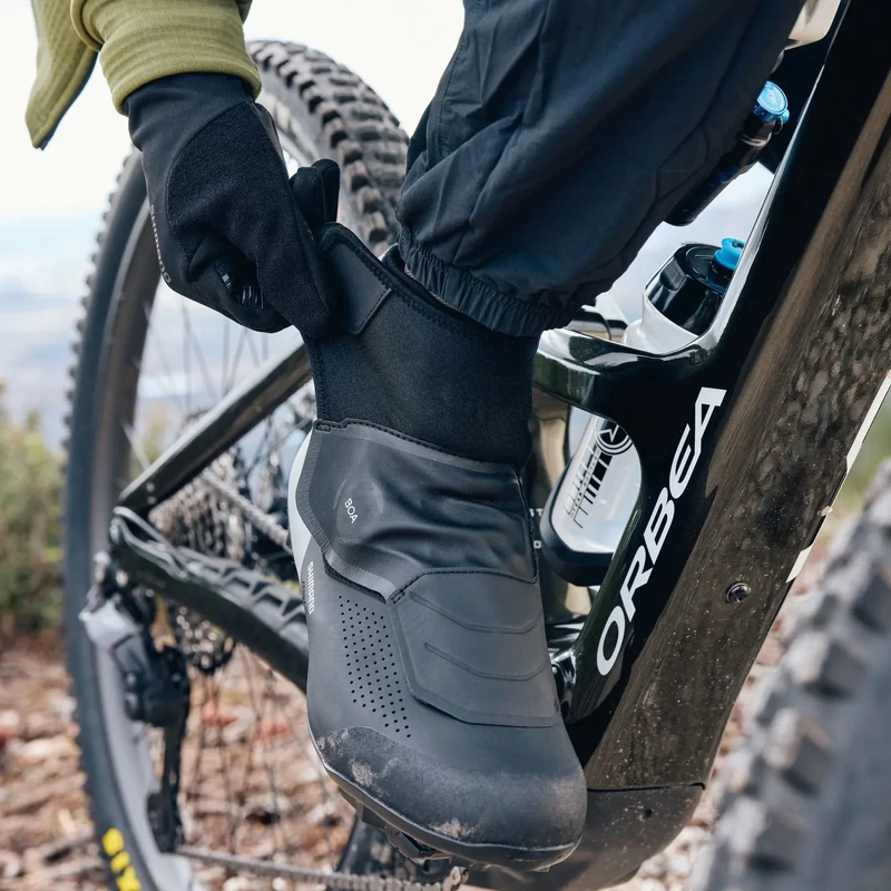 SHIMANO MW702 MTB kerékpáros cipő - fekete - 38 - 8