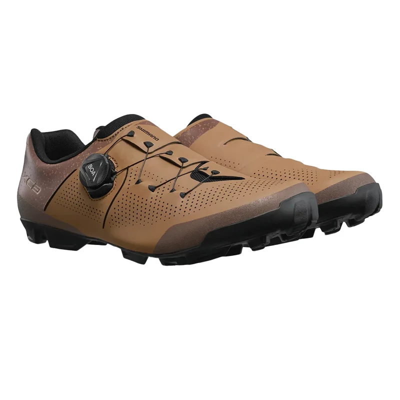 SHIMANO XC302 Wide MTB kerékpáros cipő - barna - 41 - 2