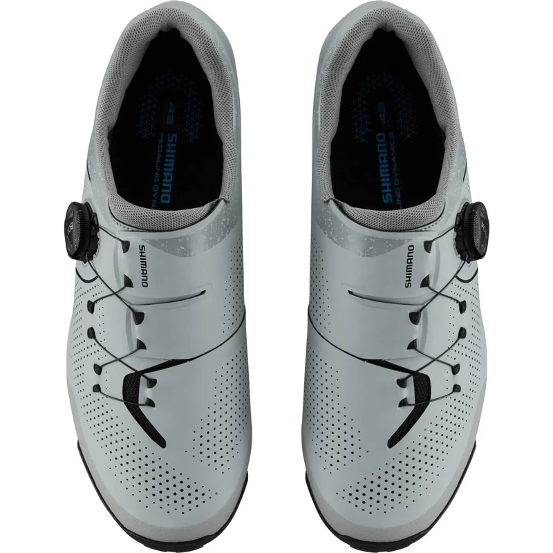 SHIMANO XC302 Wide MTB kerékpáros cipő - szürke - 41 - 4