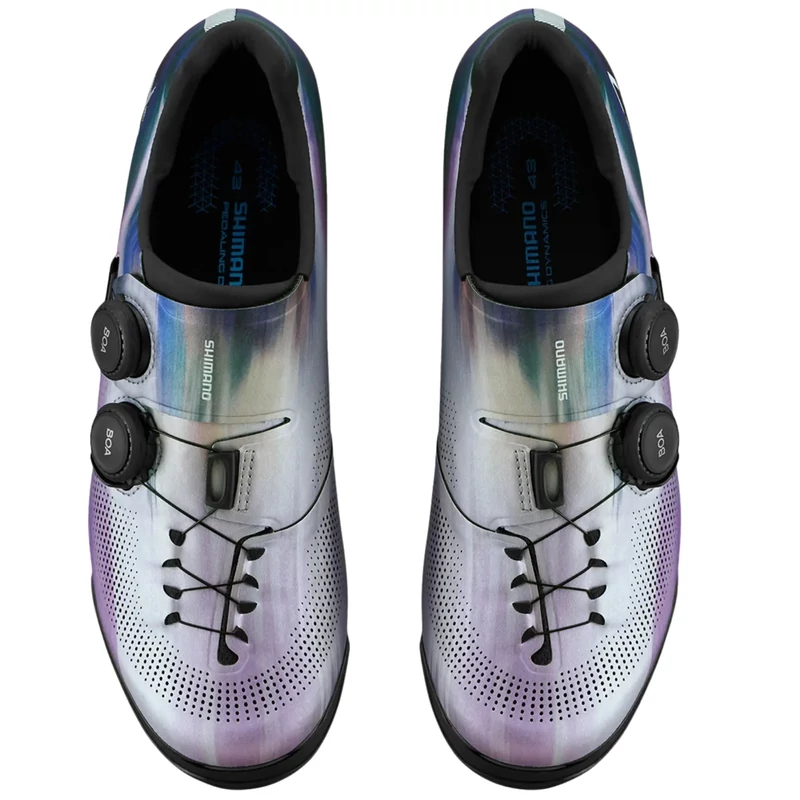 SHIMANO XC703 Wide MTB kerékpáros cipő - lila - 42 - 4