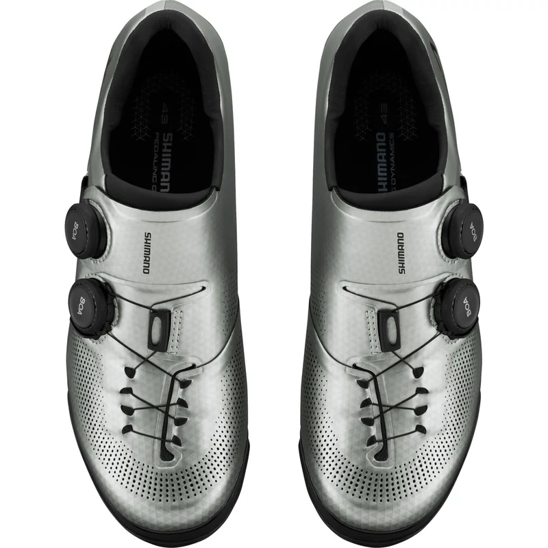 SHIMANO XC703 Wide MTB kerékpáros cipő - ezüst - 41 - 4