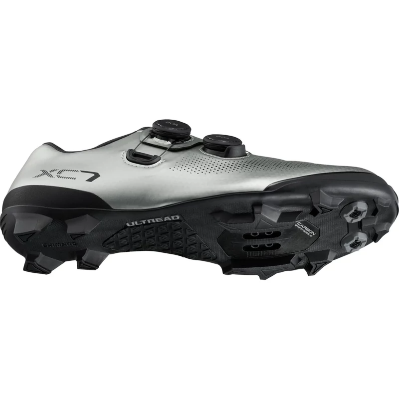 SHIMANO XC703 Wide MTB kerékpáros cipő - ezüst - 41 - 6