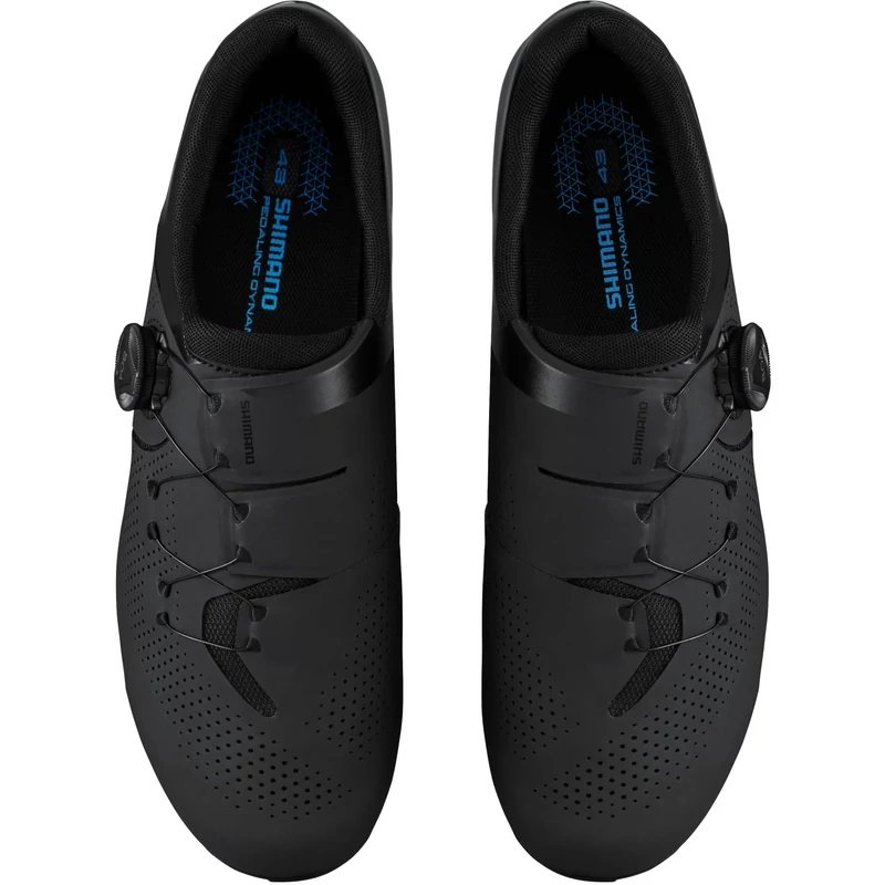 SHIMANO RC302 Wide országúti kerékpáros cipő - fekete - 42 - 2