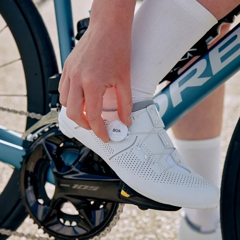 SHIMANO RC302 Wide országúti kerékpáros cipő - fekete - 42 - 9