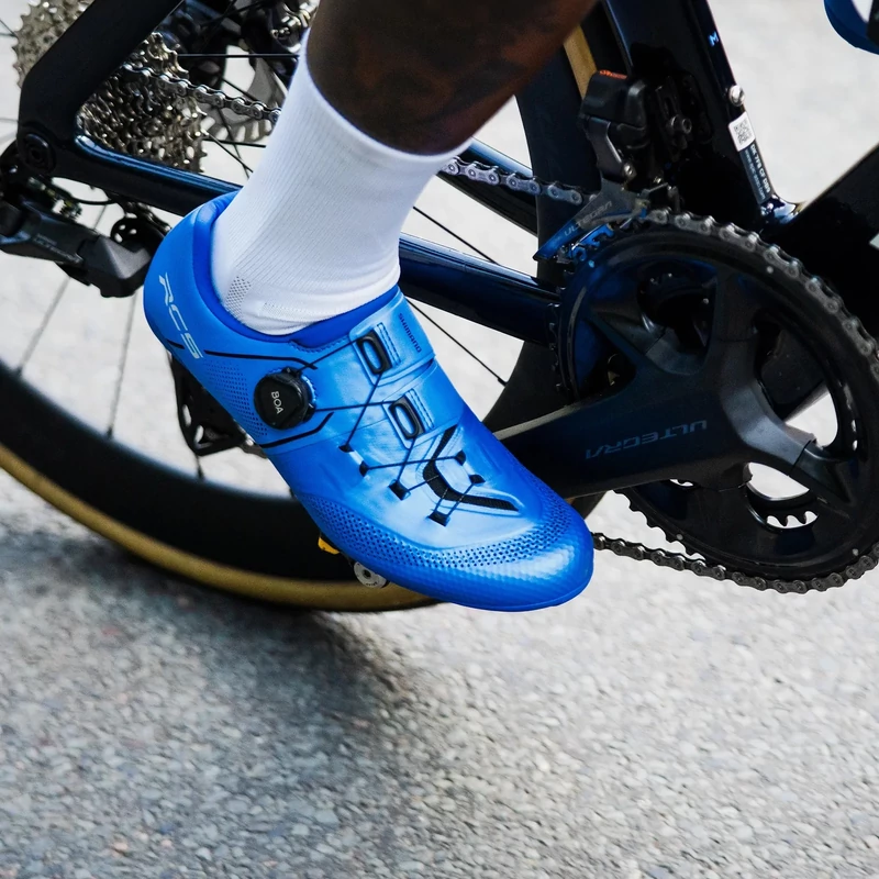 SHIMANO RC503 országúti kerékpáros cipő - fekete - 38 - 8