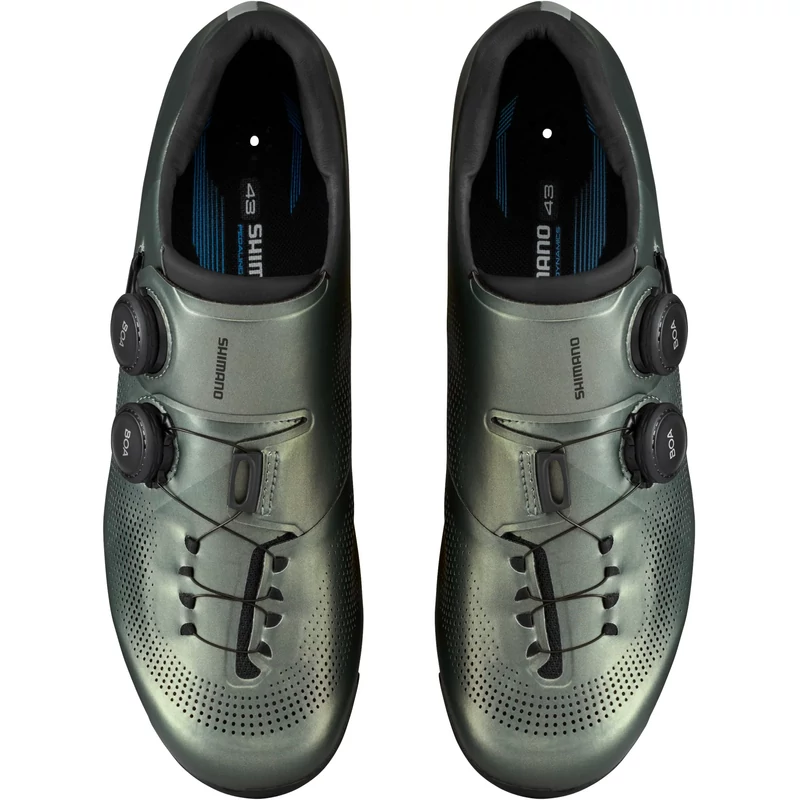 SHIMANO RC703 Wide országúti kerékpáros cipő - zsálya - 41 - 2