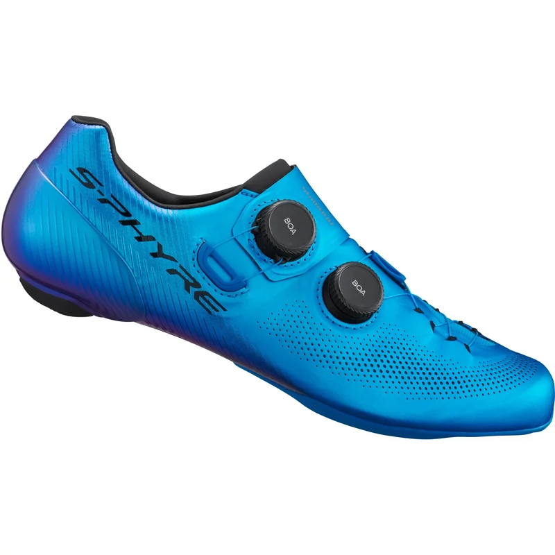 SHIMANO S-Phyre RC903 Wide országúti kerékpáros cipő - kék - 41