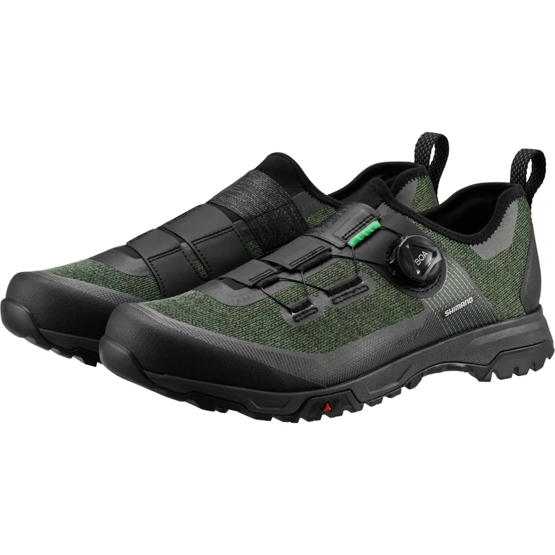 SHIMANO ET701 trekking kerékpáros cipő - zöld - 44 - 5