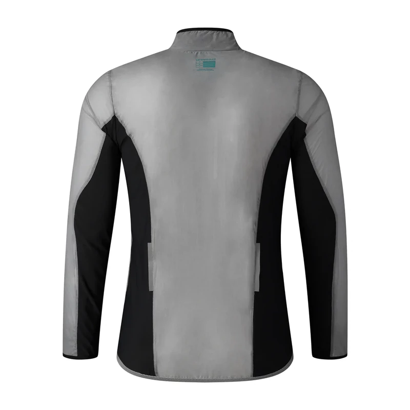 SHIMANO Beaufort kerékpáros széldzseki - szürke - S - 2