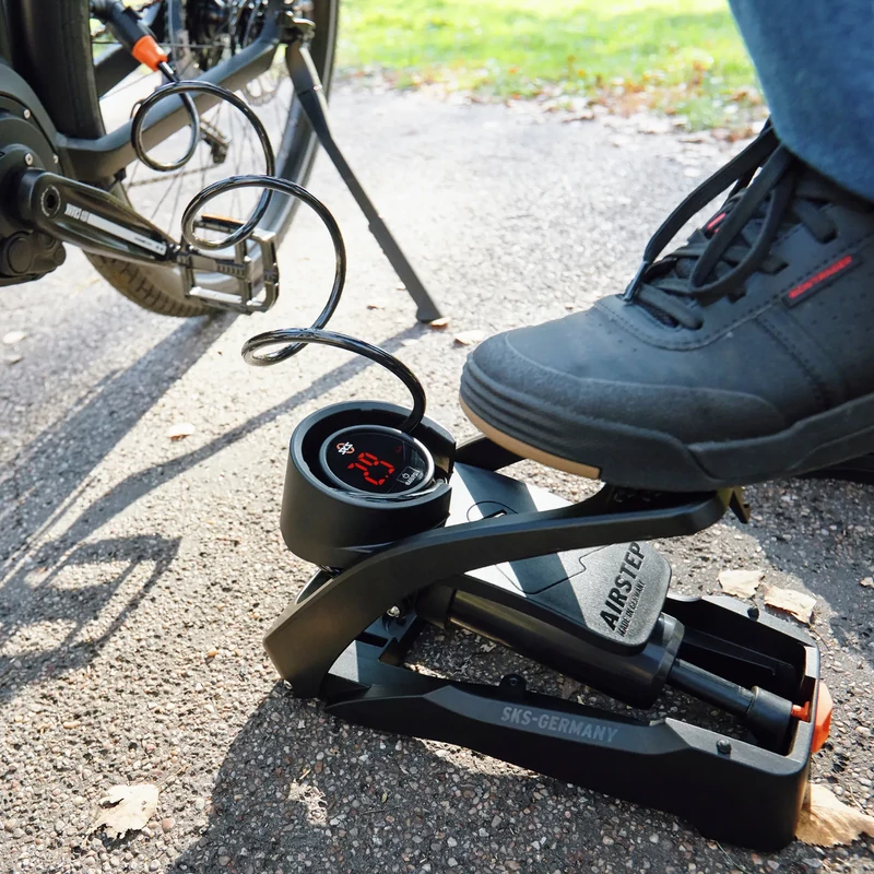 SKS Airstep Digi kerékpár lábpumpa - 6