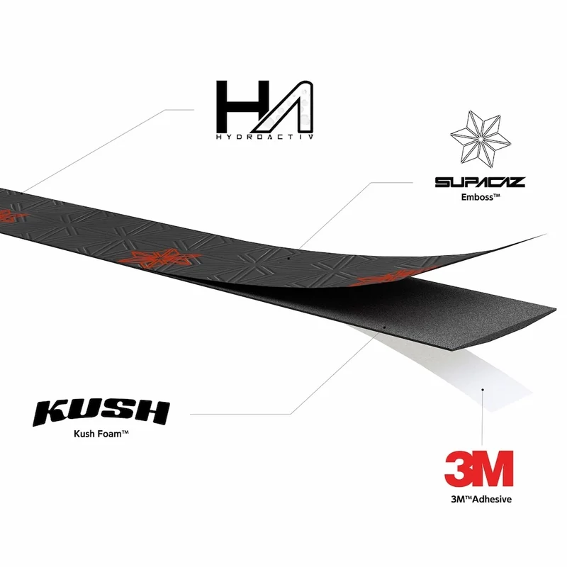 SUPACAZ Super Sticky Kush Galaxy kerékpár kormánybandázs - fekete - 6